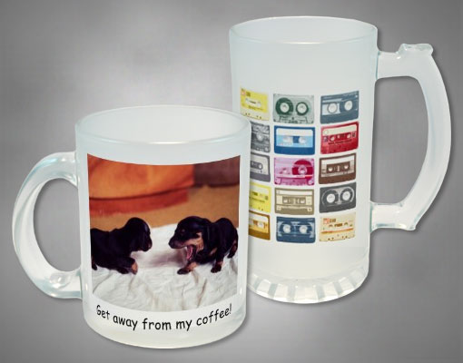 custom frosted mugs picture